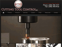 Tablet Screenshot of cuttingtoolcontrol.com